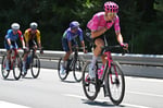 Cyclists racing on Stage 3 of the Tour de France 2026 toward Les Angles summit finish