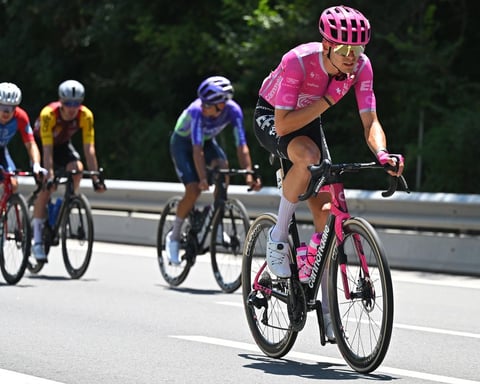 Cyclists racing on Stage 3 of the Tour de France 2026 toward Les Angles summit finish