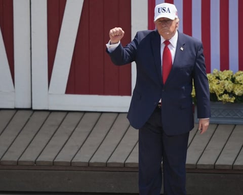 President Trump signs Trump Accounts into existence on July 4 2026 as six million American families enroll in the children's savings program