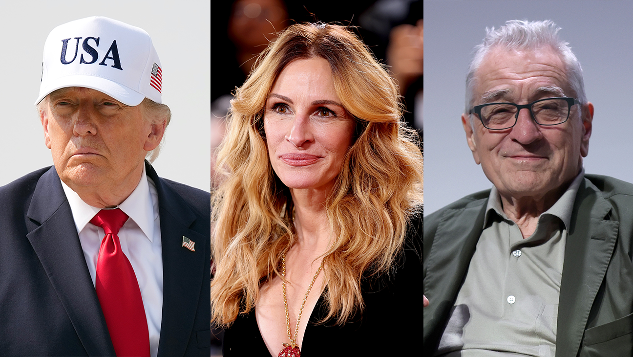 Donald Trump with Julia Roberts and Robert De Niro targeted in Trump AI deepfake video 2026