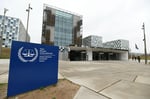 International Criminal Court building in The Hague Netherlands as Trump vows to disable the ICC