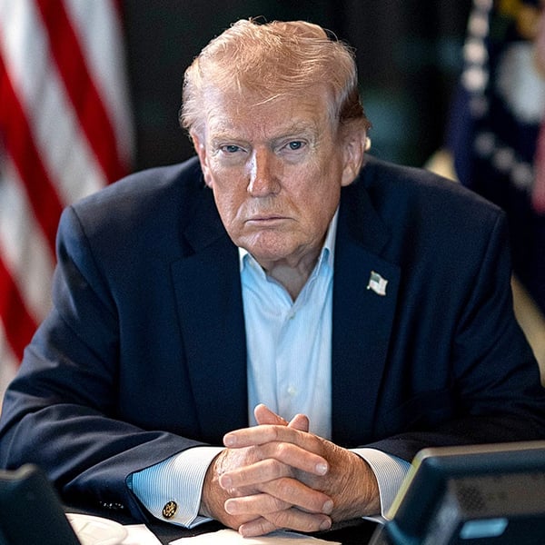 President Trump monitoring military operations against Iran during Operation Epic Fury