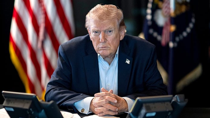 President Trump monitoring military operations against Iran during Operation Epic Fury