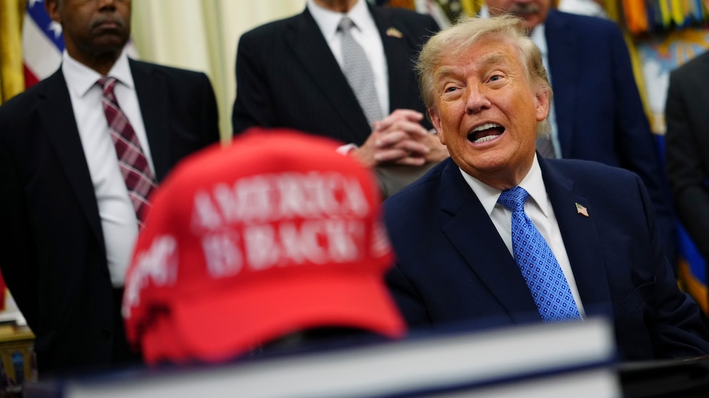 President Donald Trump in the Oval Office on June 26 2026, weeks before the Trump Accounts children's savings program launched on Independence Day