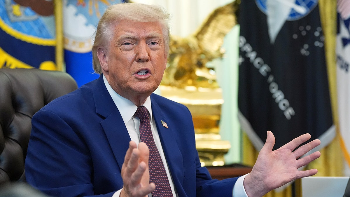 President Donald Trump speaking as 21st Century ROAD to Housing Act becomes law without his signature