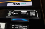 TrustedTap A-POD device mounted on bar-top slot machine at Station Casinos Las Vegas