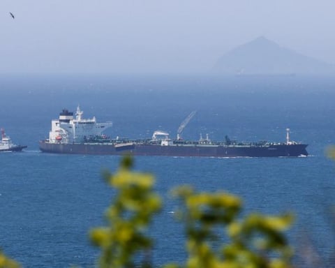 Oil tanker at sea representing UAE crude exports amid OPEC+ production surge