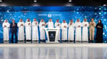 UAE Minister of State for Financial Affairs Mohamed Al Hussaini at Nasdaq Dubai listing of sovereign retail T-sukuk July 2026