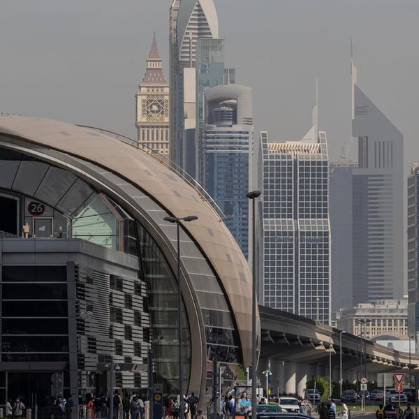 Dubai's Business Bay district, the area Reuters falsely reported as the site of explosions on July 17, 2026
