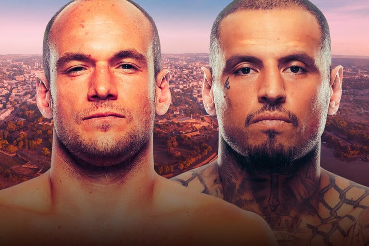 UFC Fight Night Belgrade 2026 event poster featuring Uros Medic vs Daniel Rodriguez