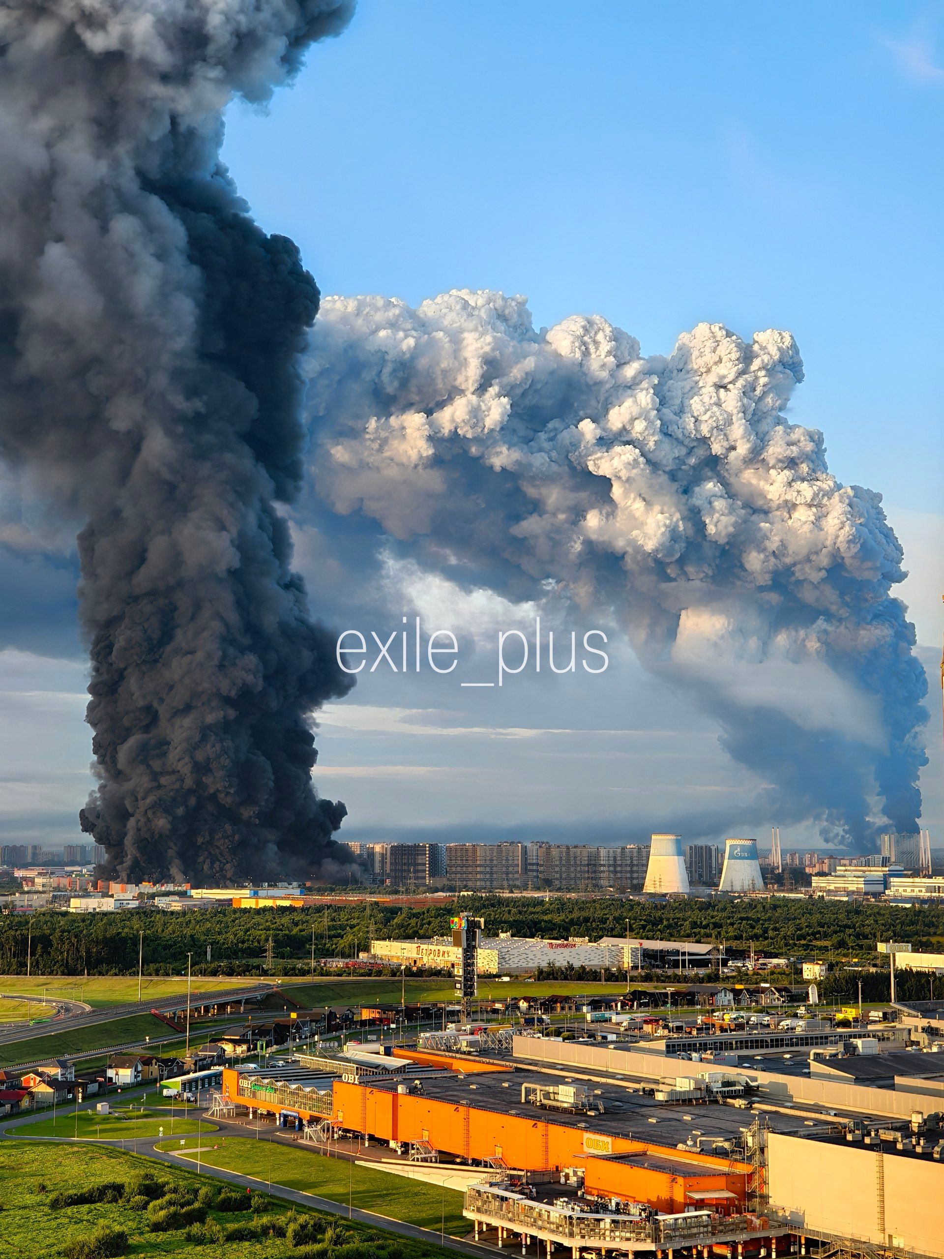 Fire at Wildberries logistics center in St. Petersburg after Ukraine drone strike