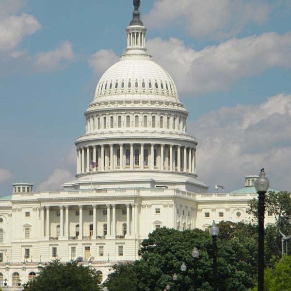 US Capitol Building in Washington DC exterior view