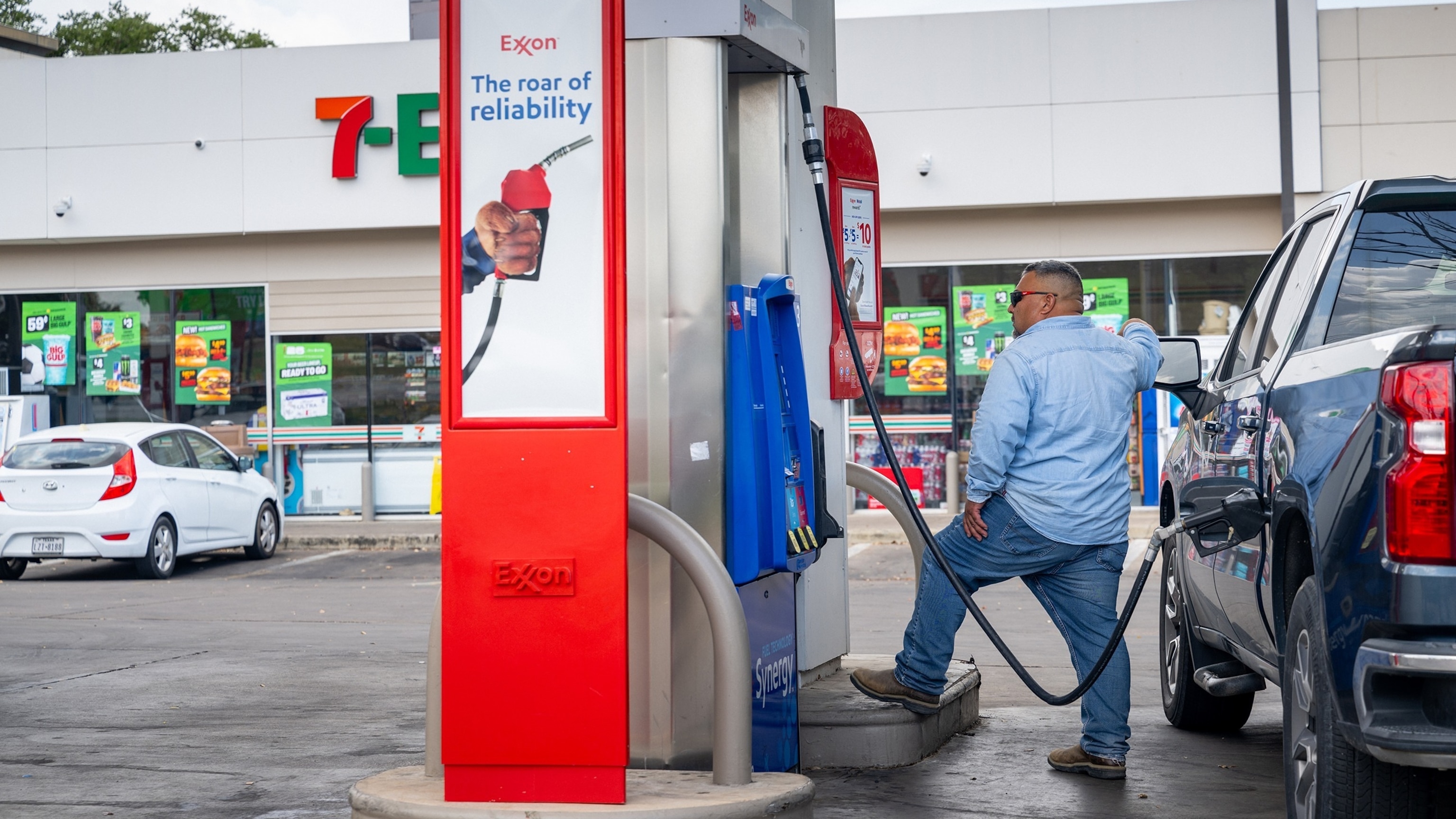 Gas station pump prices fall United States June 2026 CPI inflation drop