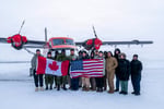 US Navy personnel conduct Arctic submarine military operations Operation ICE CAMP 2026 Prudhoe Bay Alaska