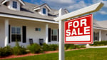 A home for sale sign in the US as pending home sales fell 5.4% in June 2026