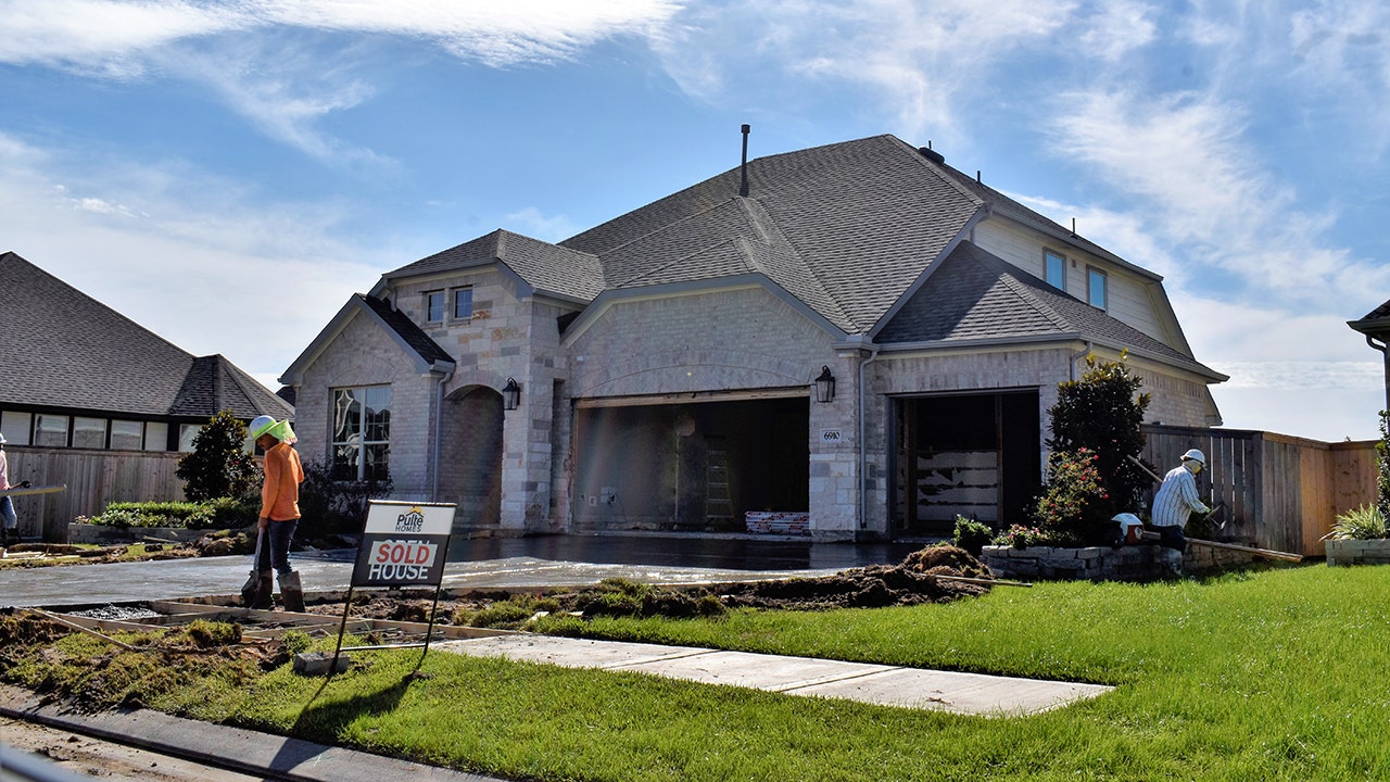 A single-family home in Houston representing the US housing market slowdown in June 2026