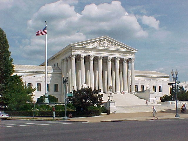 US Supreme Court building in Washington DC