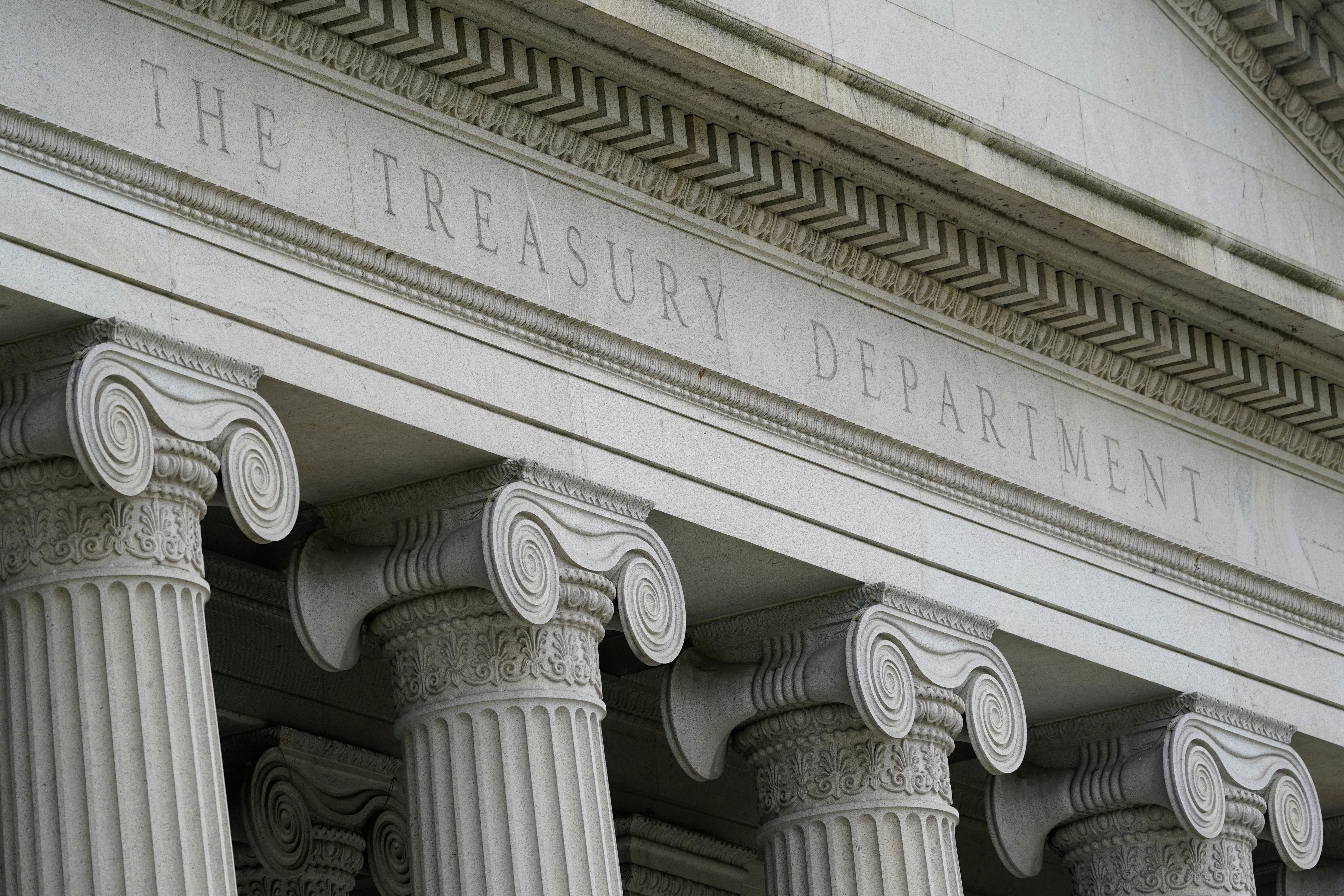The US Treasury Department building in Washington DC, which published sanctions against the Juarez Cartel and Los Viagras