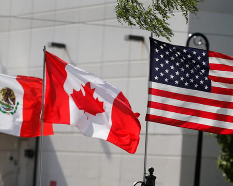 U.S. Canada and Mexico officials at USMCA renegotiation talks as the United States declined to extend the trade pact