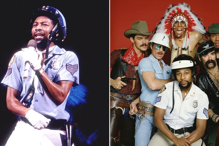 Victor Willis performs as lead singer of the Village People in Chicago