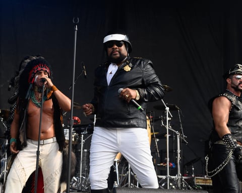 Victor Willis performs with the Village People at Riot Fest 2019 in Chicago; the founding singer died June 30, 2026 at age 74
