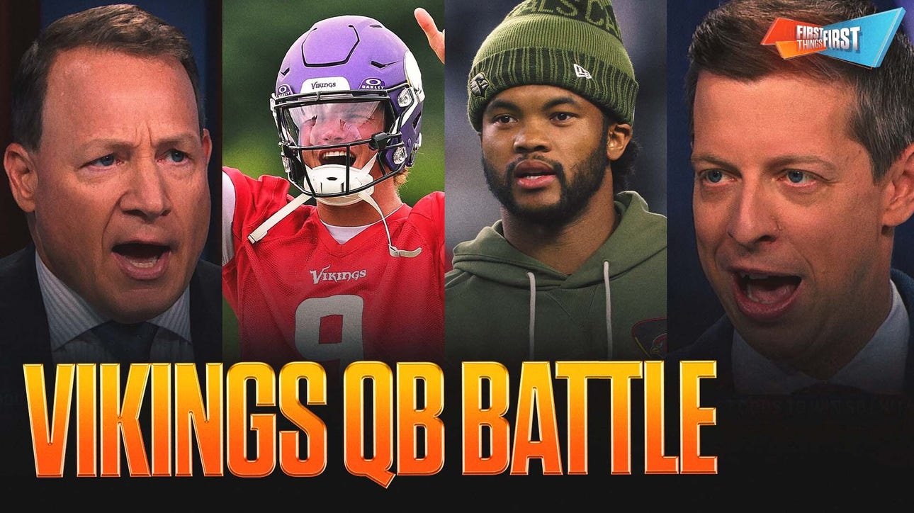 Kyler Murray and J.J. McCarthy Vikings quarterback battle 2026 training camp