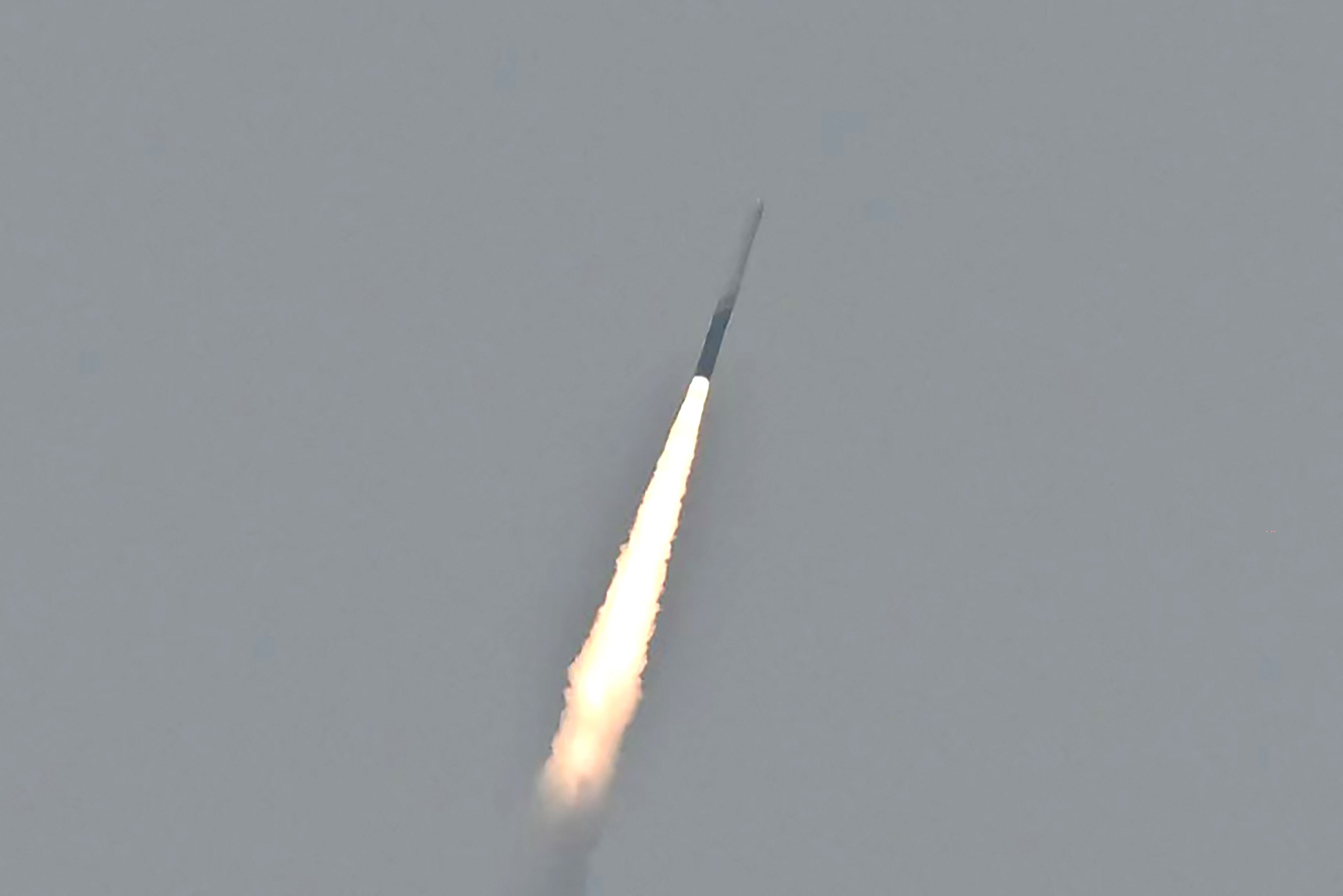 Vikram-1 rocket blasts off from the Satish Dhawan Space Centre in Sriharikota, Andhra Pradesh, marking India's first private orbital launch