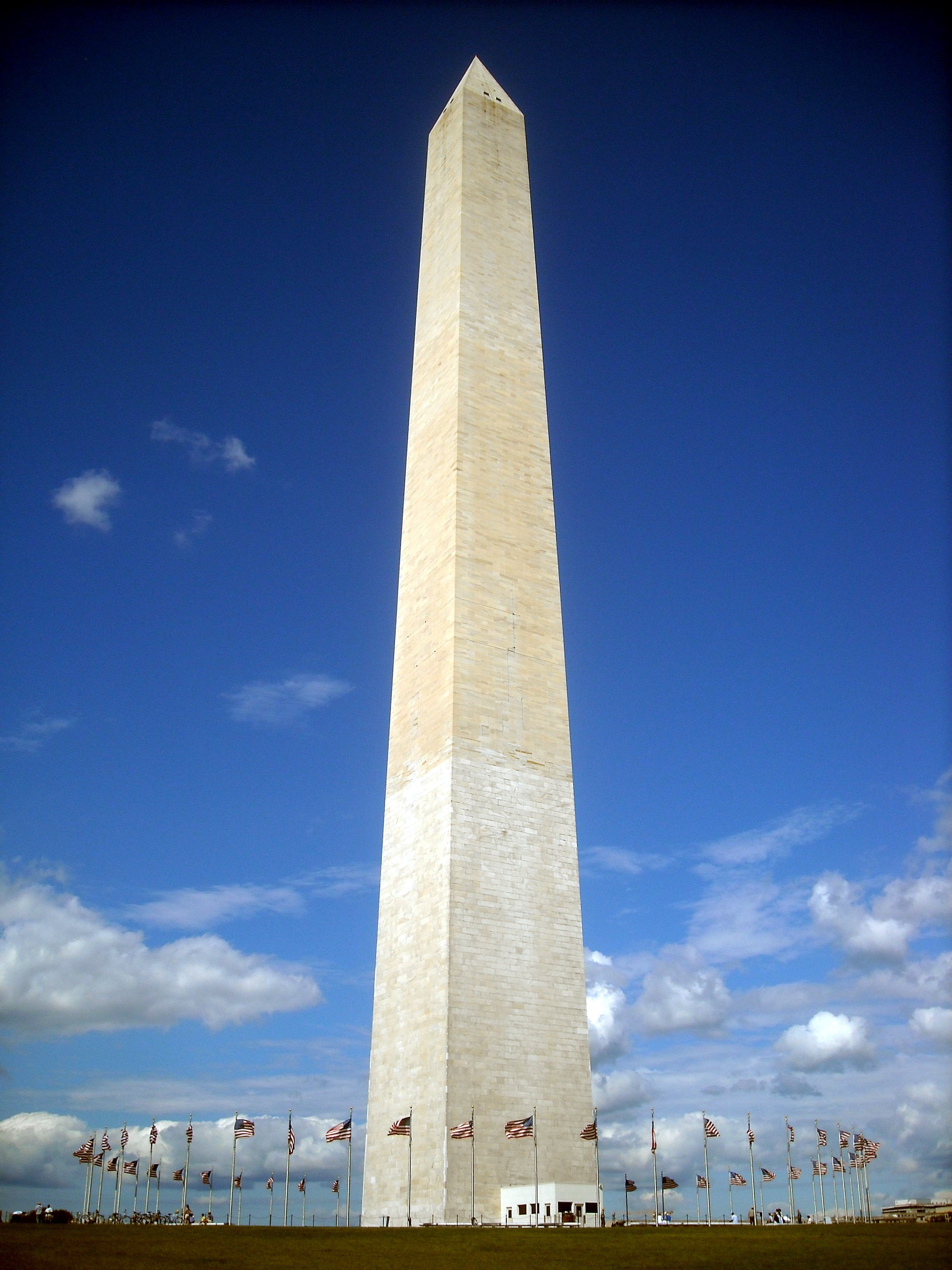The Washington Monument in Washington, D.C., which broke a 154-year-old heat record during the East Coast heat wave
