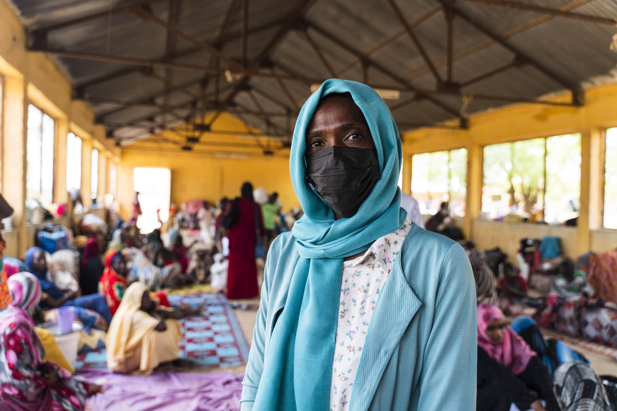 WFP food distribution operation in Sudan supporting displaced families in North Kordofan