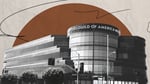 WGA West headquarters in Los Angeles where writers guild filed antitrust suit against Paramount Warner merger