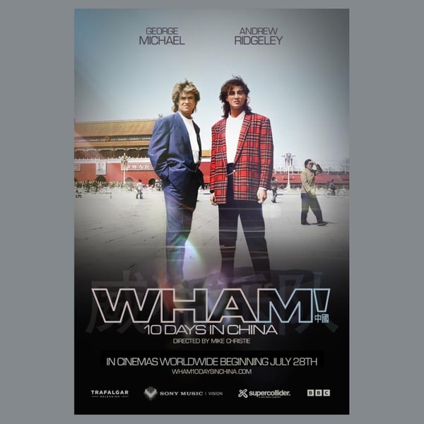 Andrew Ridgeley and George Michael in WHAM! 10 Days In China documentary