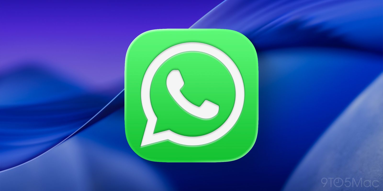 WhatsApp desktop app on Mac showing the interface with sidebar and chat view