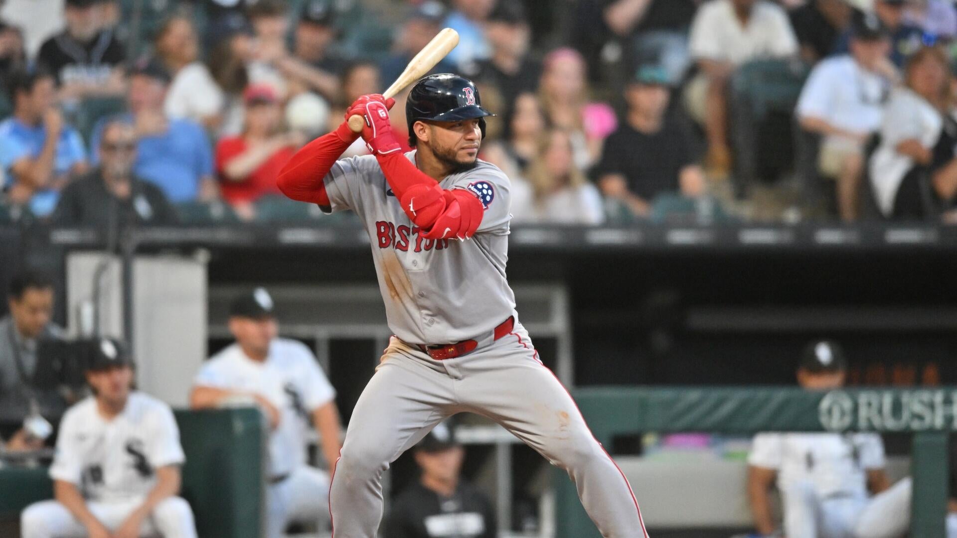 Willson Contreras with the Boston Red Sox during the 2026 season