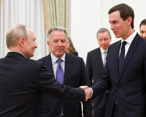 Steve Witkoff and Jared Kushner meeting Vladimir Putin at the Kremlin, January 22 2026