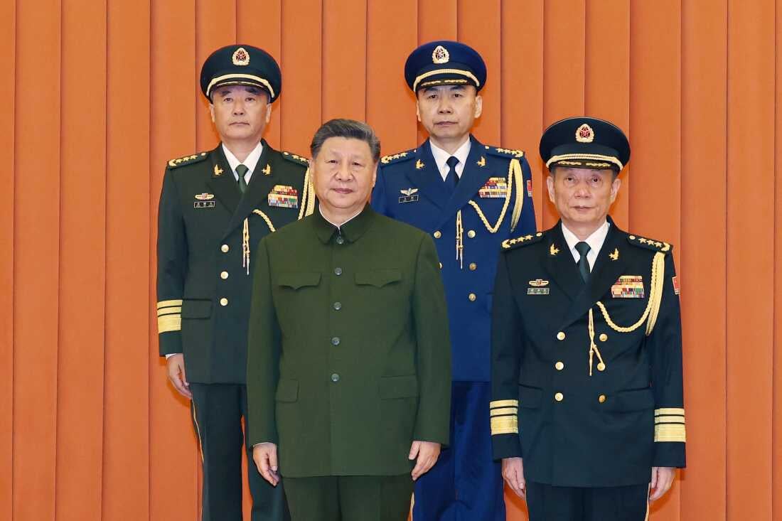 Xi Jinping presiding over military promotion ceremony in Beijing July 2026 presenting orders to PLA generals
