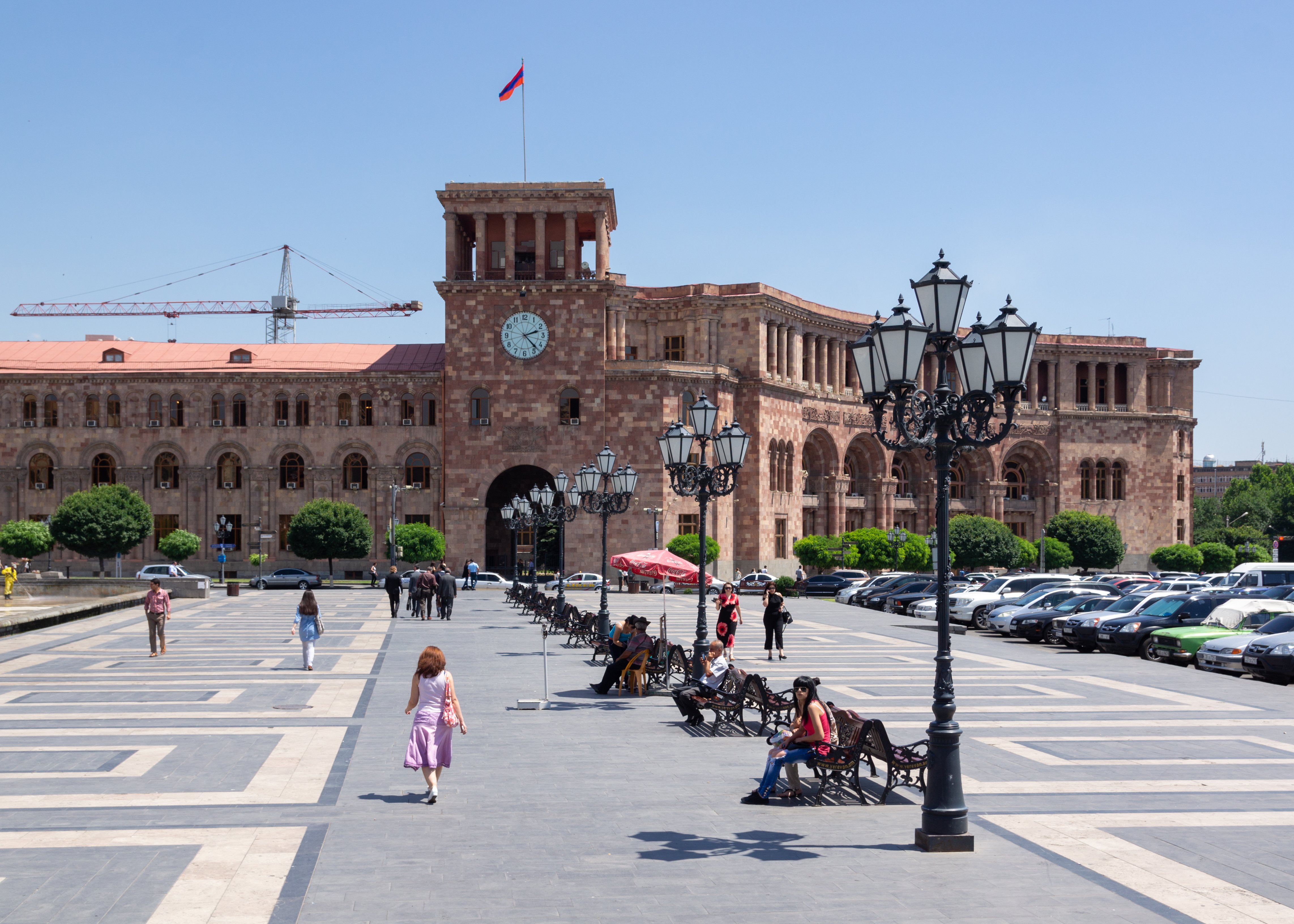 The Government House of Armenia in Yerevan