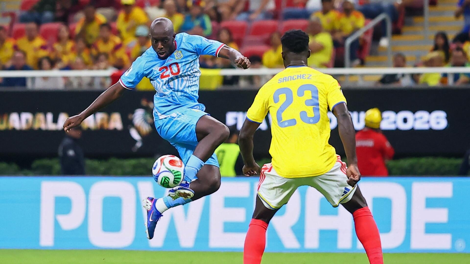 DR Congo’s Yoane Wissa during the 2026 FIFA World Cup