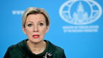 Russian Foreign Ministry spokeswoman Maria Zakharova speaks at a briefing in Moscow after Konstantinovka capture announcement