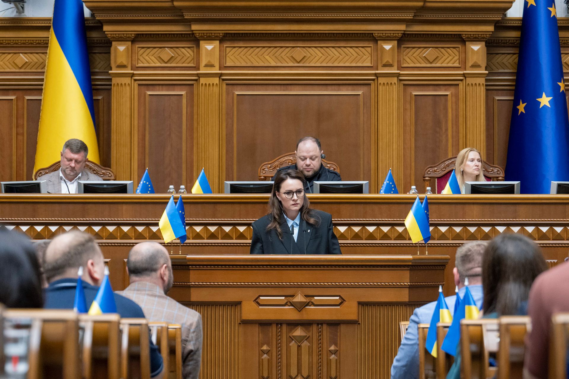 Ukrainian Prime Minister Yulia Svyrydenko who stepped down after Zelenskyy's wartime cabinet reshuffle on July 12, 2026