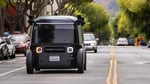 Zoox autonomous robotaxi vehicle on San Francisco street
