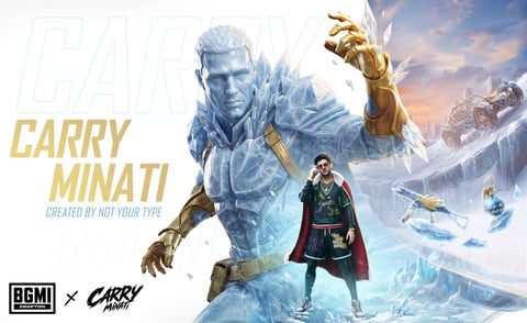 A Historic First for Indian Gaming: CarryMinati Enters BGMI as a Fully Playable Character, with an Entire In-Game Collection Designed by NotYourType