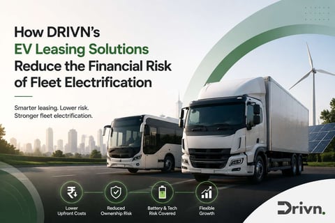 How DRIVN’s EV Leasing Solutions Reduce the Financial Risk of Fleet Electrification