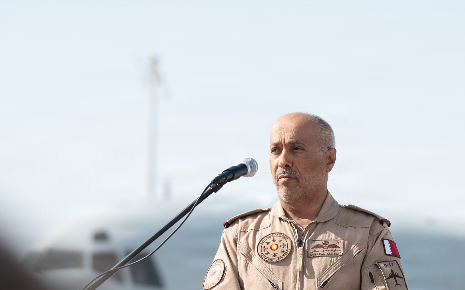 US Air Force personnel at Al Udeid Air Base in Qatar during Partnership Day 2026
