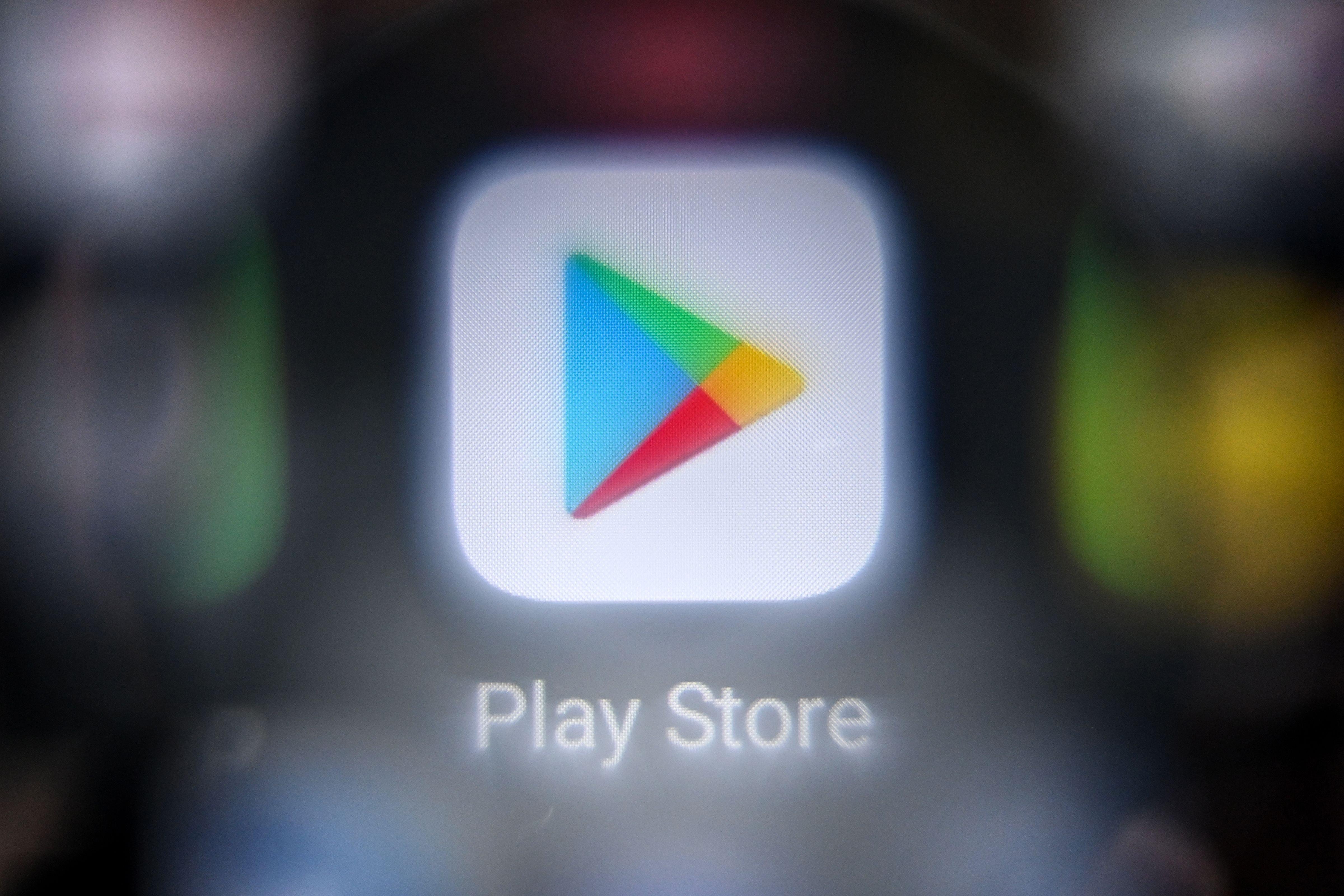 Android smartphone showing app store options representing third-party competition after Epic antitrust ruling