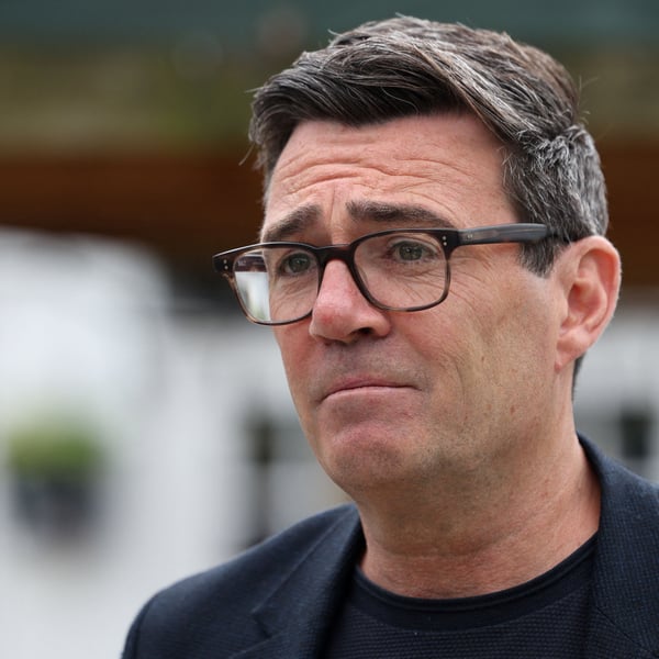 UK Prime Minister Andy Burnham photographed before becoming prime minister