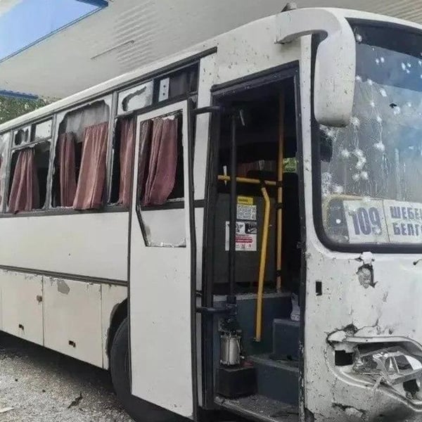 Damage in Russia's Belgorod region following Ukrainian drone and artillery attacks