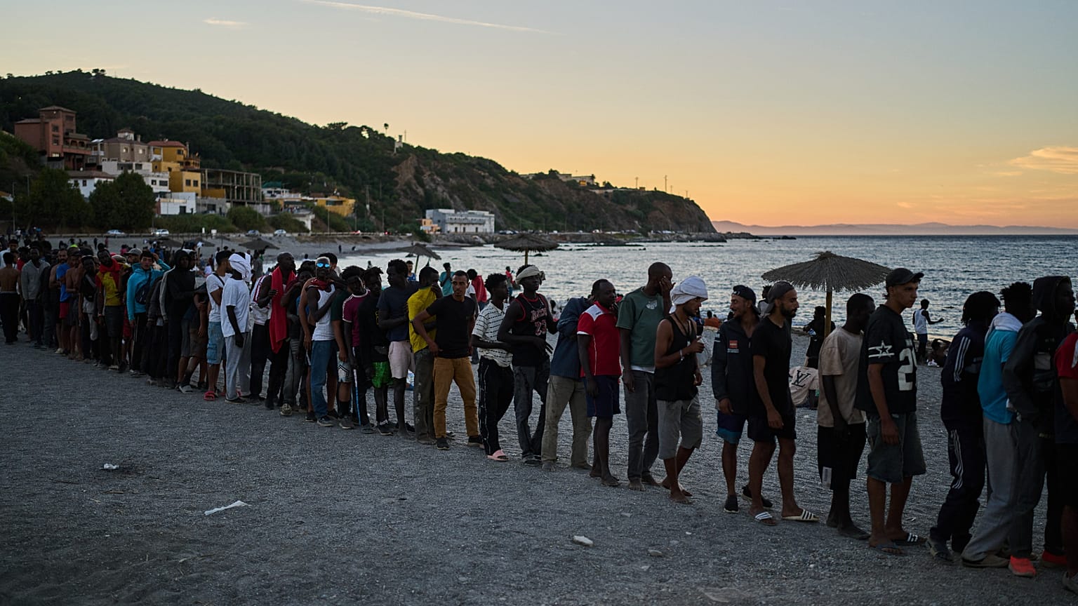 EU migration specialists and Frontex officials assess conditions in Ceuta's border zone as Spain faces renewed crossing threats in August 2026