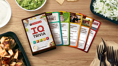 Chipotle IQ trivia game sweepstakes promotional image showing $1 million in prizes for August 2026
