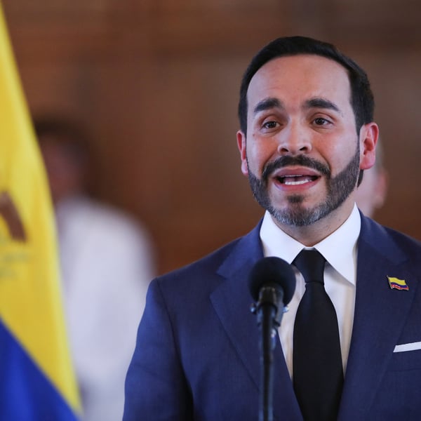 Colombian President Abelardo de la Espriella speaks about earthquake reconstruction and US tariff suspension request