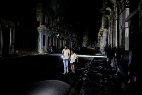 Havana Cuba streets in darkness during fourth nationwide power grid collapse of 2026